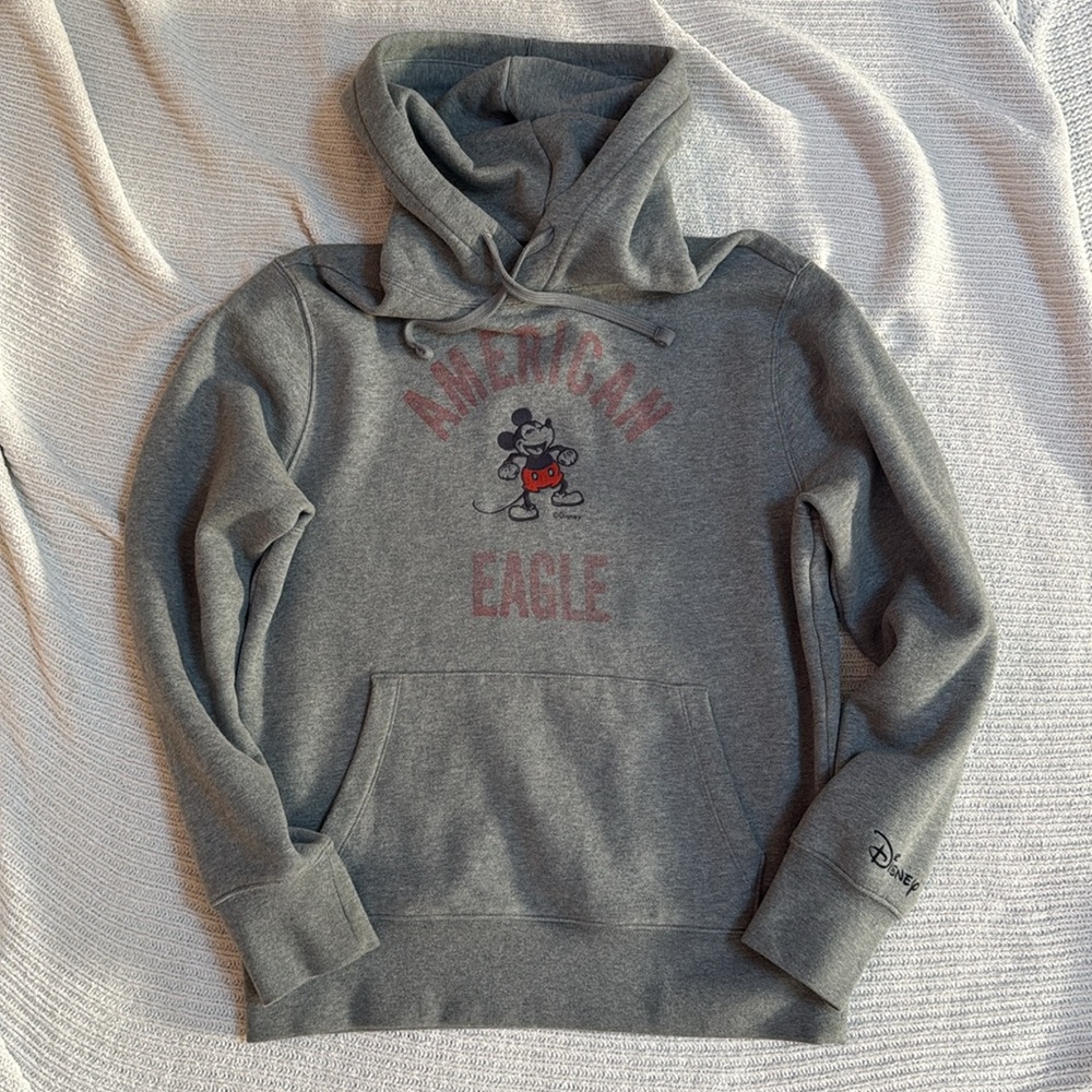 Disney x AE Collab Mickey Mouse Super Soft Fleece Hoodie